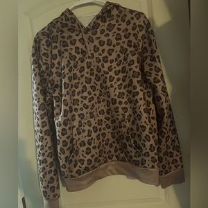 Cheetah hoodie size large